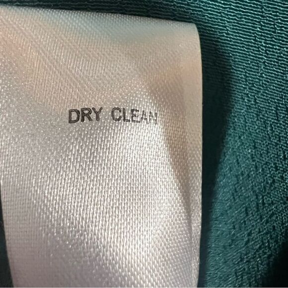 Stitch Fix Daniel Rainn Quin Cap Sleeve Mixed Material Top Womens PL Green - Picture 7 of 7